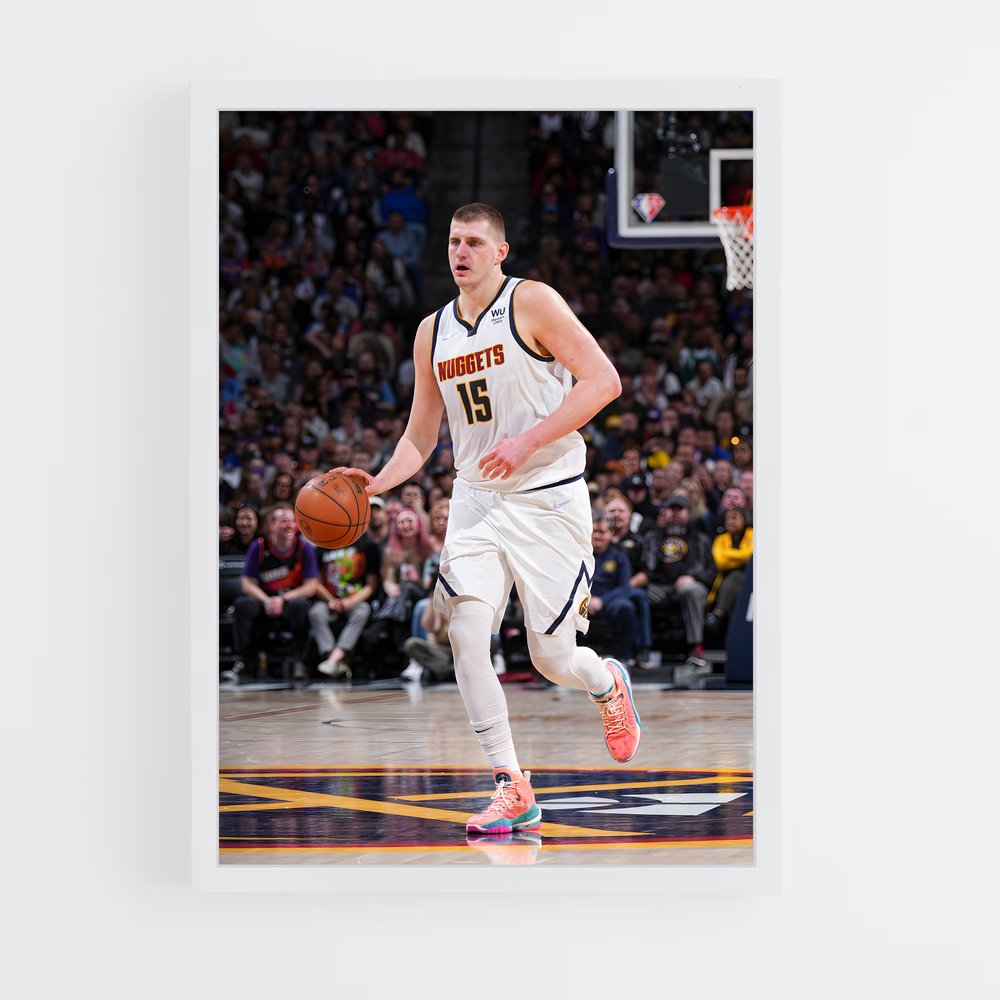 Poster Nikola jokic – affiche Basketball (vue 3)